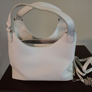 LC Lauren Conrad Chic Cream Shoulder Bag